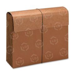 Smead Expanding Width File Folder Wallet Letter - 8.50" x 11" - Redrope - Red - 1 Each