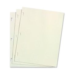Wilson Jones Ivory Linen Ledger Refill Sheet - 100 per box