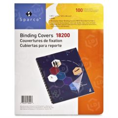 Sparco Standard Round Corner Presentation Cover - 100 per pack