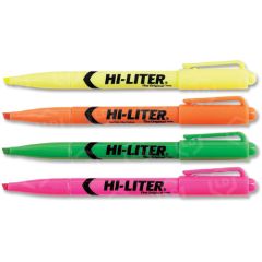 Avery Hi-Liter Fluorescent Pen Style Assorted Highlighters