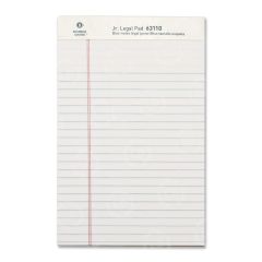 Business Source Jr. Legal Ruled Pad - 50 Sheet - 16.00 lb - Jr.Legal - 8" x 5"
