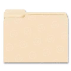 Business Source Manila Top Tab File Folders - Tab Cut on Left
