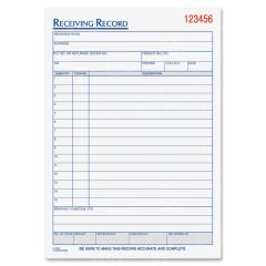 Tops Carbonless Receiving Record Forms