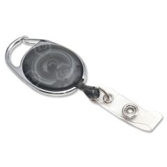 Advantus Retractable Carabiner-Style Badge Reel - 12 per pack