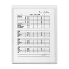 Business Source Self-Adhesive Shop Ticket Holder - 50 per box