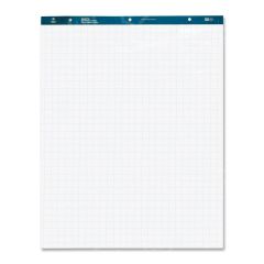 Business Source Quad Easel Pad - 4 per carton - 50 Sheet - 15.00 lb - Quad Ruled - 27" x 34"