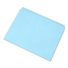 Top Tab File Folder Letter - 8.5" x 11"- 0.75" Expansion - 11 pt. - Blue