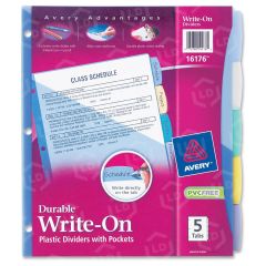 Avery Pocket Divider - 5 per set