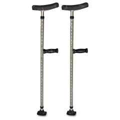 Medline Universal Single Tube Crutch - 1 pair