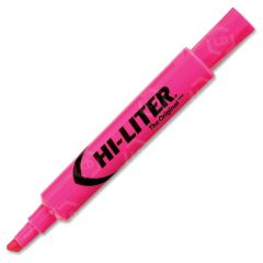 Avery Hi-Liter Desk Style Fluorescent Pink Highlighter - 12 Pack