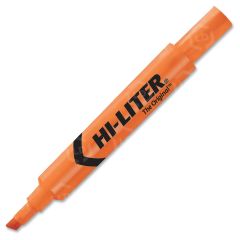 Avery Hi-Liter Desk Style Fluorescent Orange Highlighter - 12 Pack