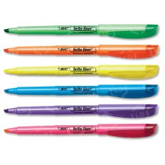 BIC Brite Liner Assorted Highlighter - 12 Pack