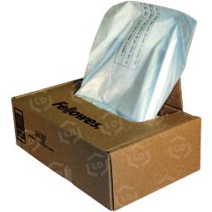 Fellowes Powershred Waste Bags for 425 and 485 Series Shredders - TAA Compliant - 50 per carton