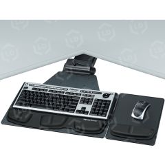 Fellowes Professional Series Corner Executive Keyboard Tray