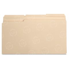 Business Source Top Tab File Folder - 100 per box Legal - 8.50" x 14" - Manila