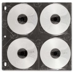 IdeaStream CD Pages 8 Capacity, 50 Pack - Black - Vaultz - VZ01415 - 50 per pack