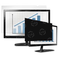Fellowes PrivaScreen Blackout Privacy Filter - 21.5" Wide Black