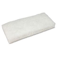 Genuine Joe White Cleaning Pads - 12 per carton