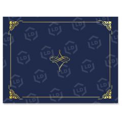 Gold Foil Border Certificate Holder