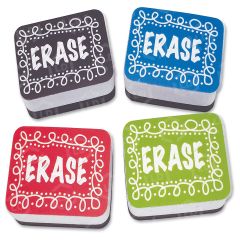 Ashley Chalk Design Mini Whiteboard Eraser - PK per pack
