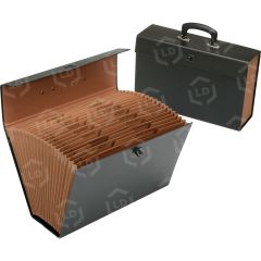 SKILCRAFT Latch Close 19-tab Expanding File Box
