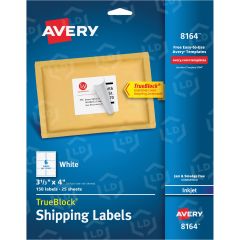Avery 3.33" x 4" Rectangle Mailing Labels - 150 per pack