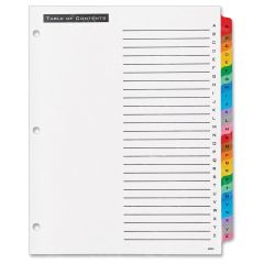 Office Essentials Table 'n Tabs A-Z Divider