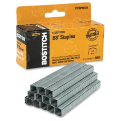 Stanley-Bostitch B8 Premium PowerCrown Staples - 5000 per box