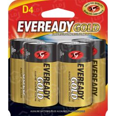 Eveready D Size Alkaline General Purpose Battery - 4PK