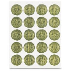 Geographics Embossed Notarial & Certificate Seals - 100 per pack