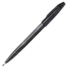 Pentel Sign Pen Porous Point Point, Black - 12 Pack