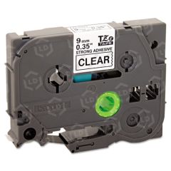 Brother OEM TZeS121 Black on Clear Tape