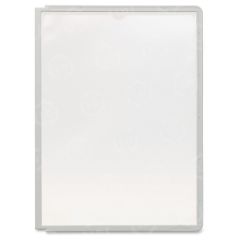 Sherpa Display Panel - 5 per set Letter Size - Polypropylene - 5 / Pack - Gray