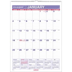 At-A-Glance Wall Calendar with Hanger