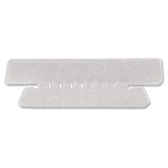 SKILCRAFT Hanging File Folder Tab - 25 per pack Blank - 3 Tab(s)/Set - 25 / Pack - Clear Tab