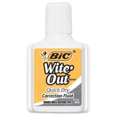 BIC Wite-Out Quick Dry Correction Fluid - 12 Pack