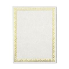Geographics Blank Serpentine Certificate - 12 per pack