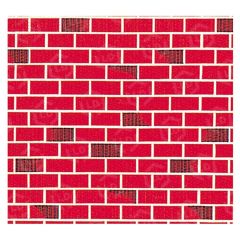 Pacon Two-Tone Brick Design Fadeless Paper Roll - 1 per roll