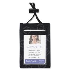 Advantus Vertical ID/Convention Neck Pouch - 12 per pack