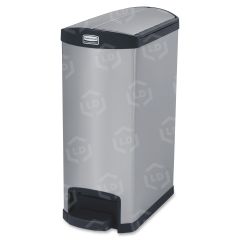 Rubbermaid Commercial Slim Jim Metal 13G End Step Can