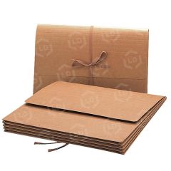 Smead 71055 Redrope Expanding Wallets with Cloth Tape Tie