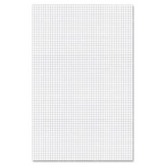 Ampad Tabloid-size Quadrille Pad - 50 Sheets - 15 lb - Tabloid 11" x 17" - White Paper