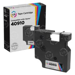 Compatible Replacement for Dymo 40910 Black on Clear Tape
