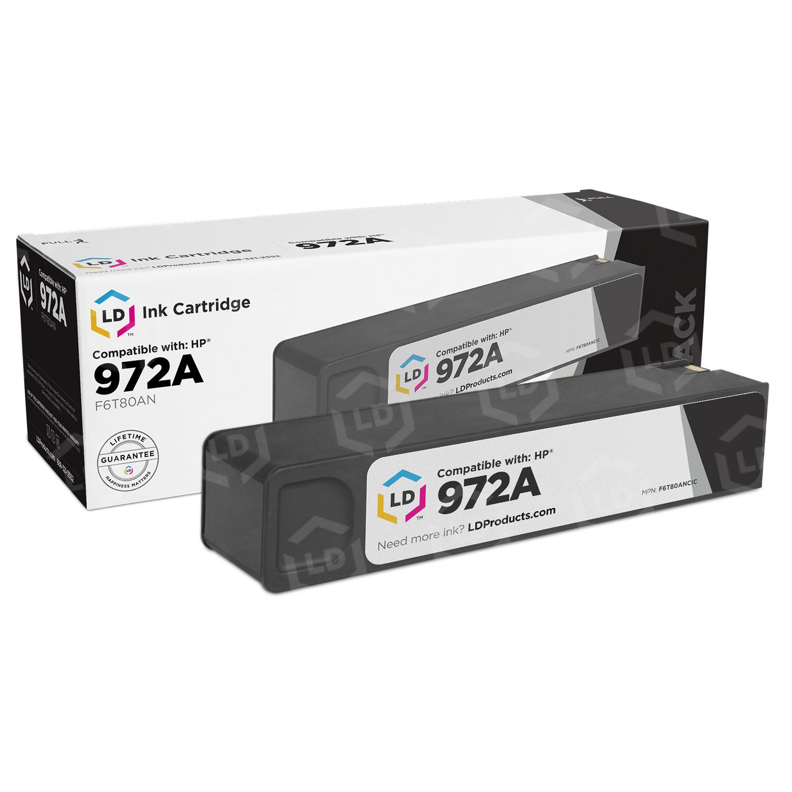 HP 972A Black PageWide Ink Cartridge - Affordable F6T80AN - LD