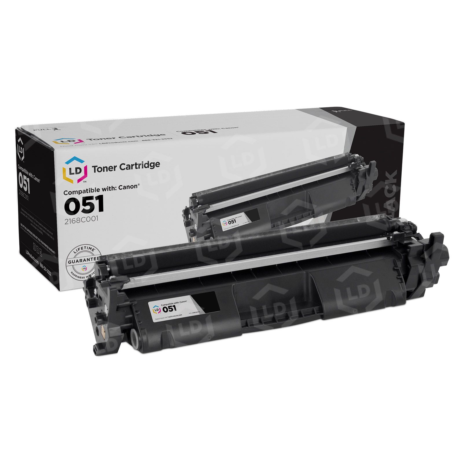 Canon 051 Black Toner | Standard Yield | 62% Cost-Savings - LD