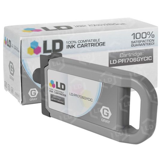 Canon PFI-706GY High Yield Gray Ink - LD Products