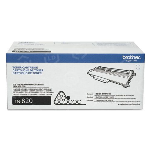 Original Brother TN820 Black Toner - Lower Prices on Best-Selling