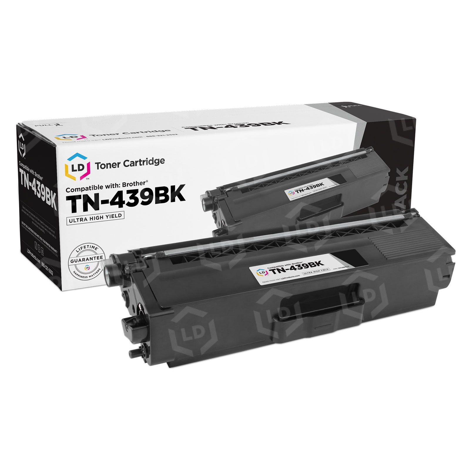 Brother TN439BK Compatible Black Ultra High Yield Toner - LD Products