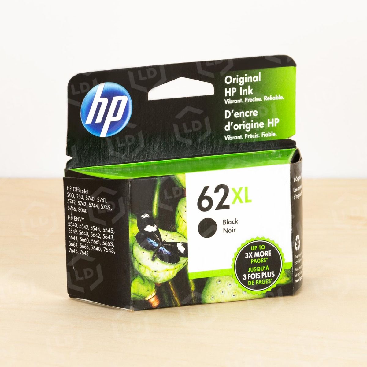 OEM HP 62XL (C2P05AN) High-Yield Black Original Ink Cartridge in