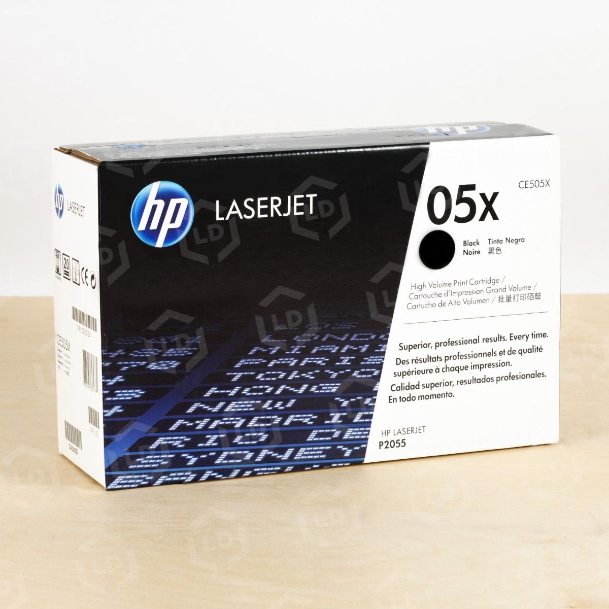 Hewlett Packard CE505X, HP 05X Black Laser Toner, Original HP - LD